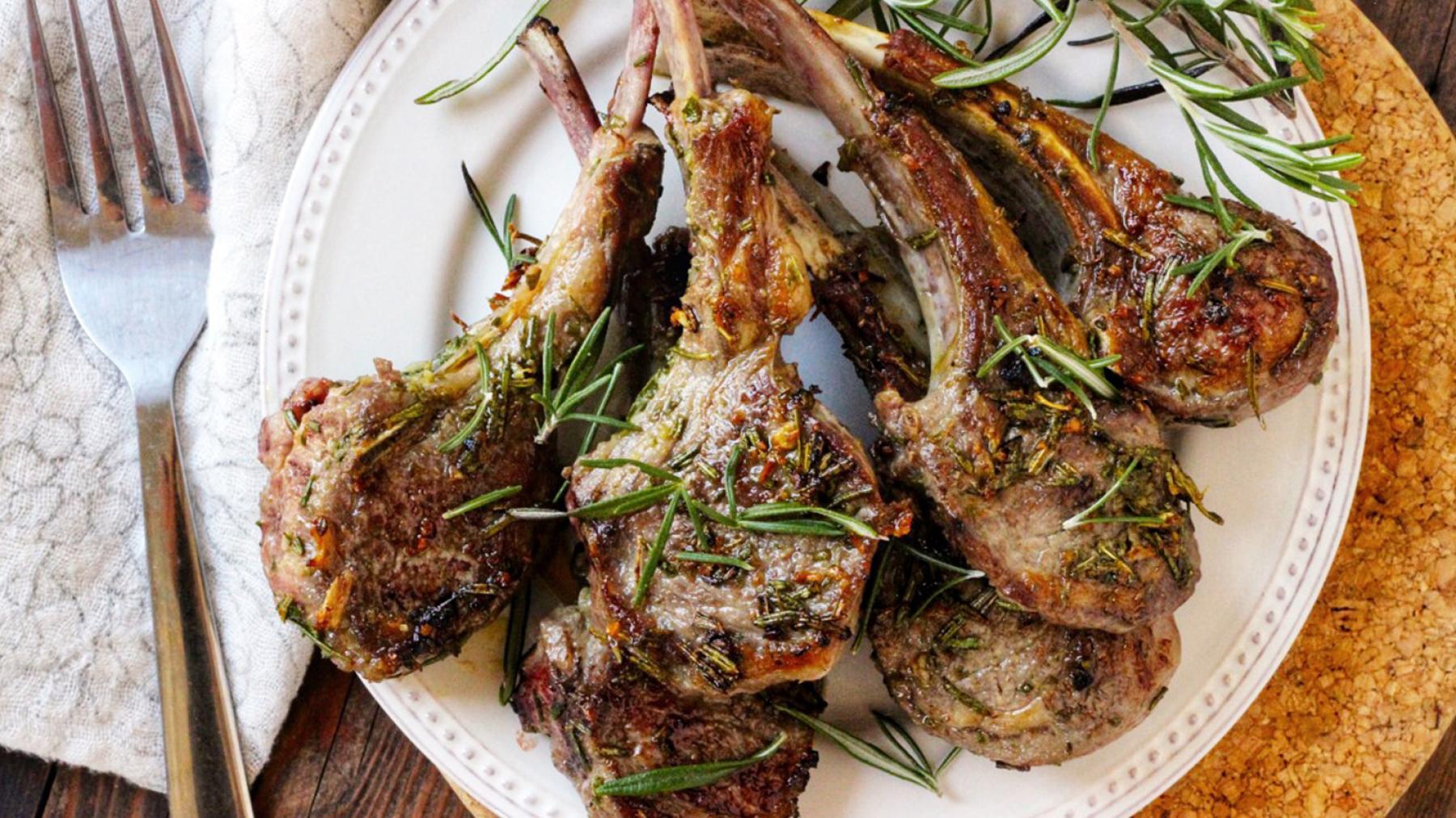 Grilled Rosemary Lamb Chops